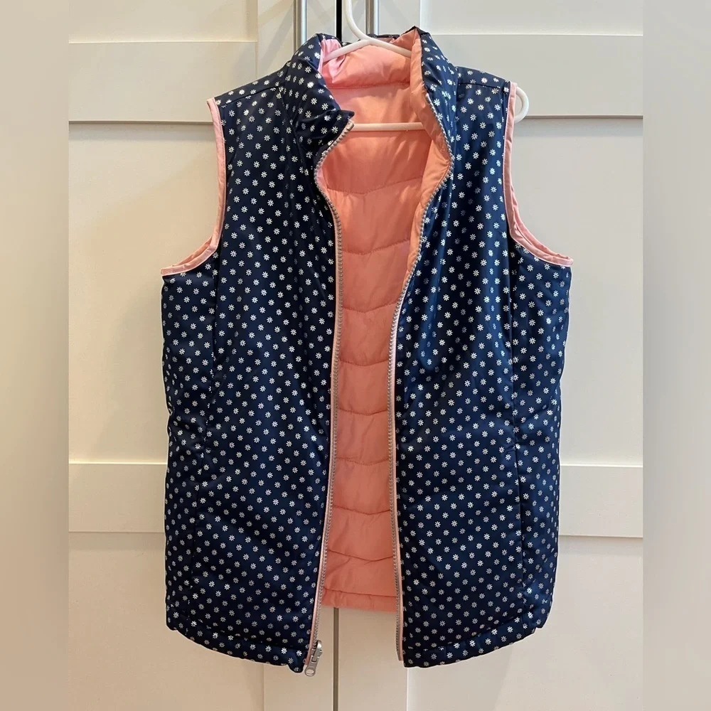 Gymboree reversible puffer vest size L (10-12)